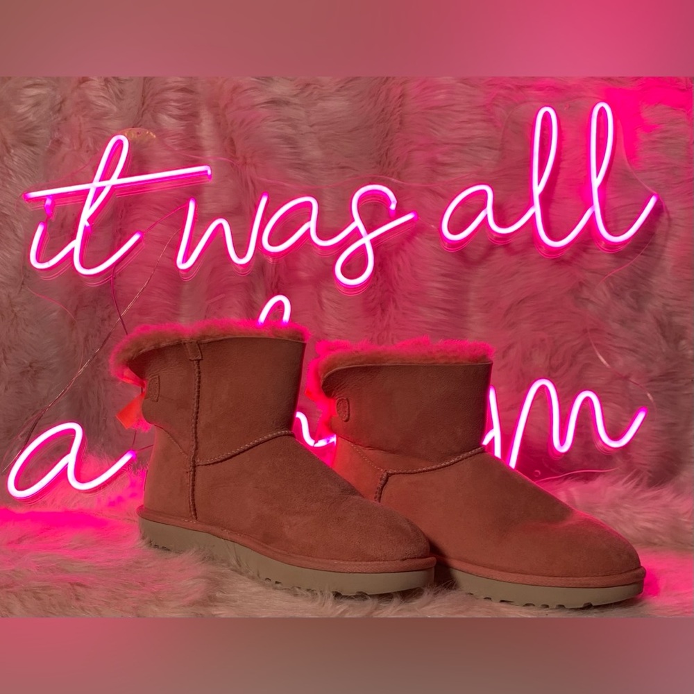 UGG Cozy Pink Suede Women's Boots